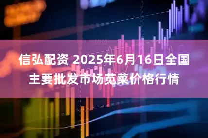 信弘配资 2025年6月16日全国主要批发市场苋菜价格行情